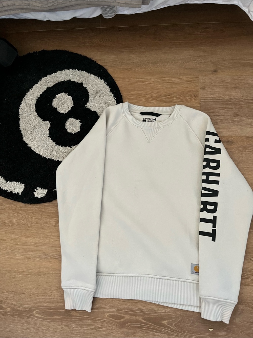 Carhartt Men’s Logo Sleeve Crewneck Sweatshirt